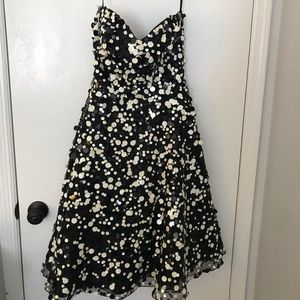 Strapless Giant Sequined Jovani Dress